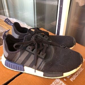 Adidas NMD R1 Core Black Sneakers - Size 11 Mens